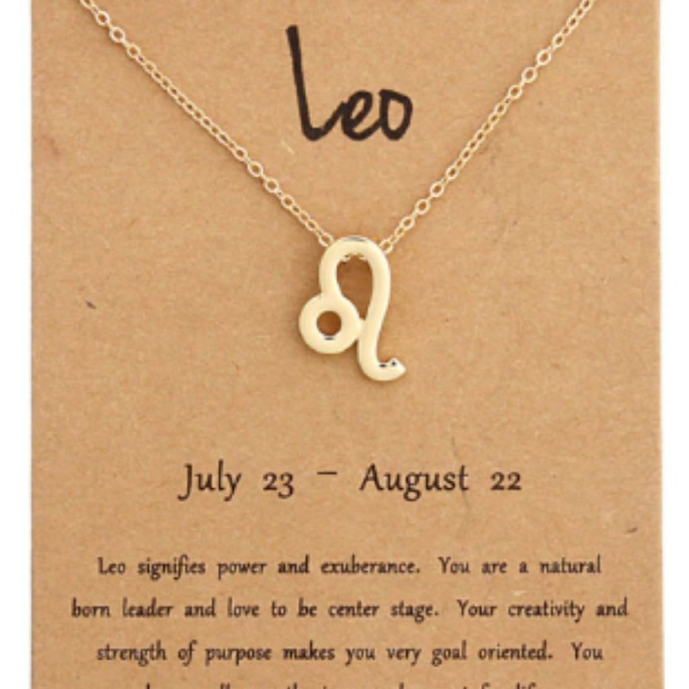 Leo Zodiac Sign Constellation Pendant